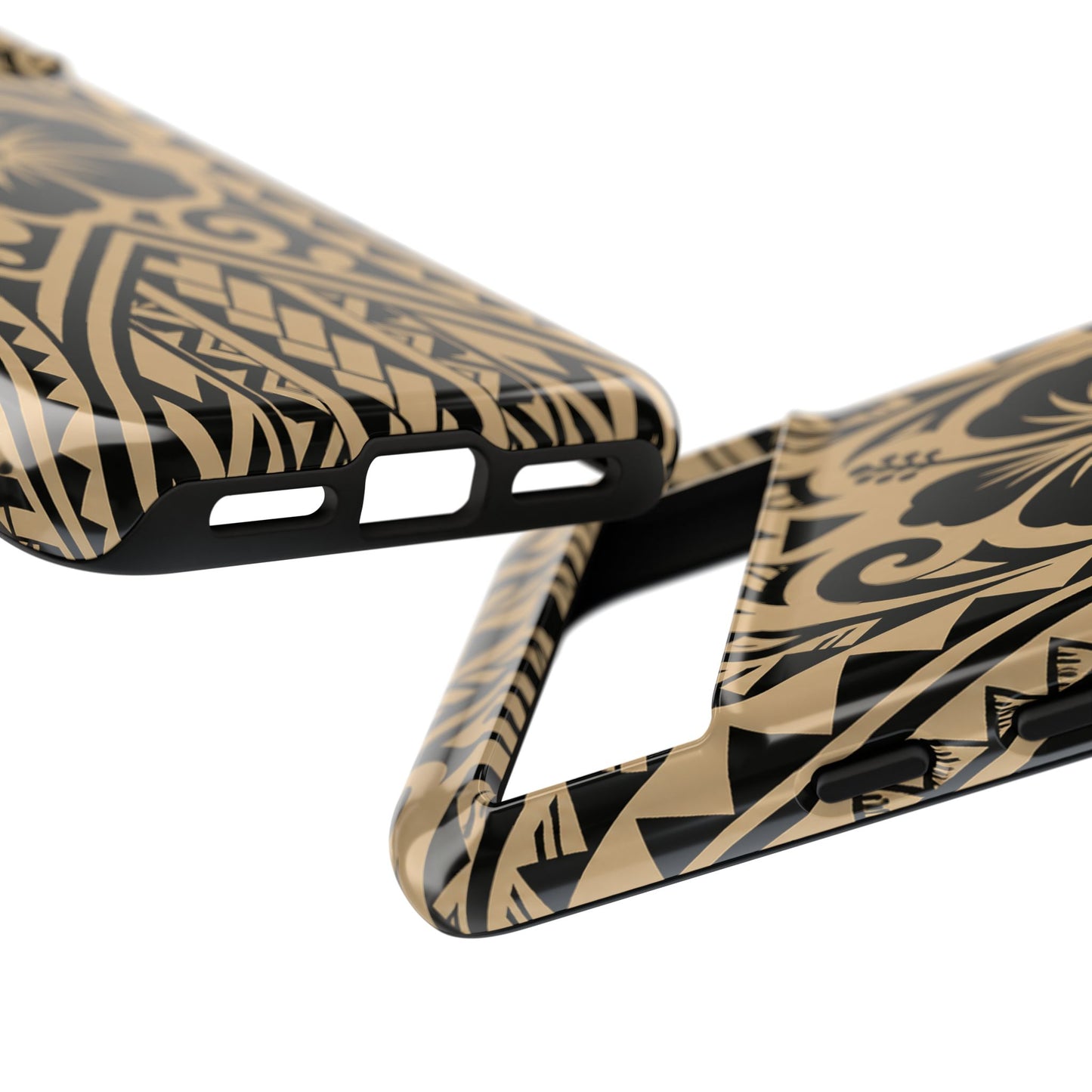 Polynesian Tribal Hawaiin Hibiscus Phone Case for iPhone Samsung Galaxy