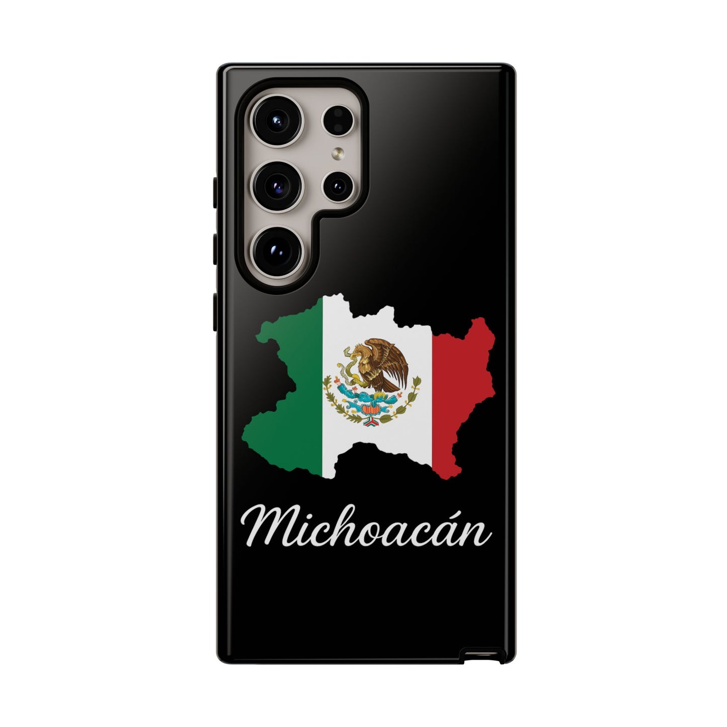 Michoacán Mexico Flag Map Phone Case | Mexican American Pride Tough Case for iPhone & Samsung