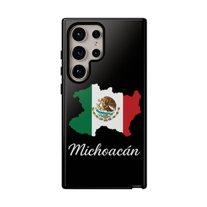 Michoacán Mexico Flag Map Phone Case | Mexican American Pride Tough Case for iPhone & Samsung