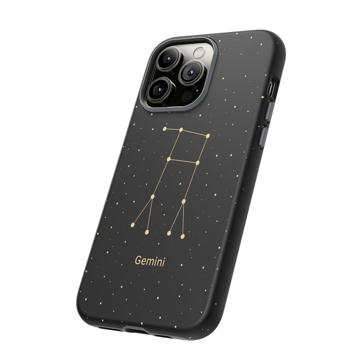 Gemini Zodiac Constellation Phone Case – Luxe Gold Celestial Cover