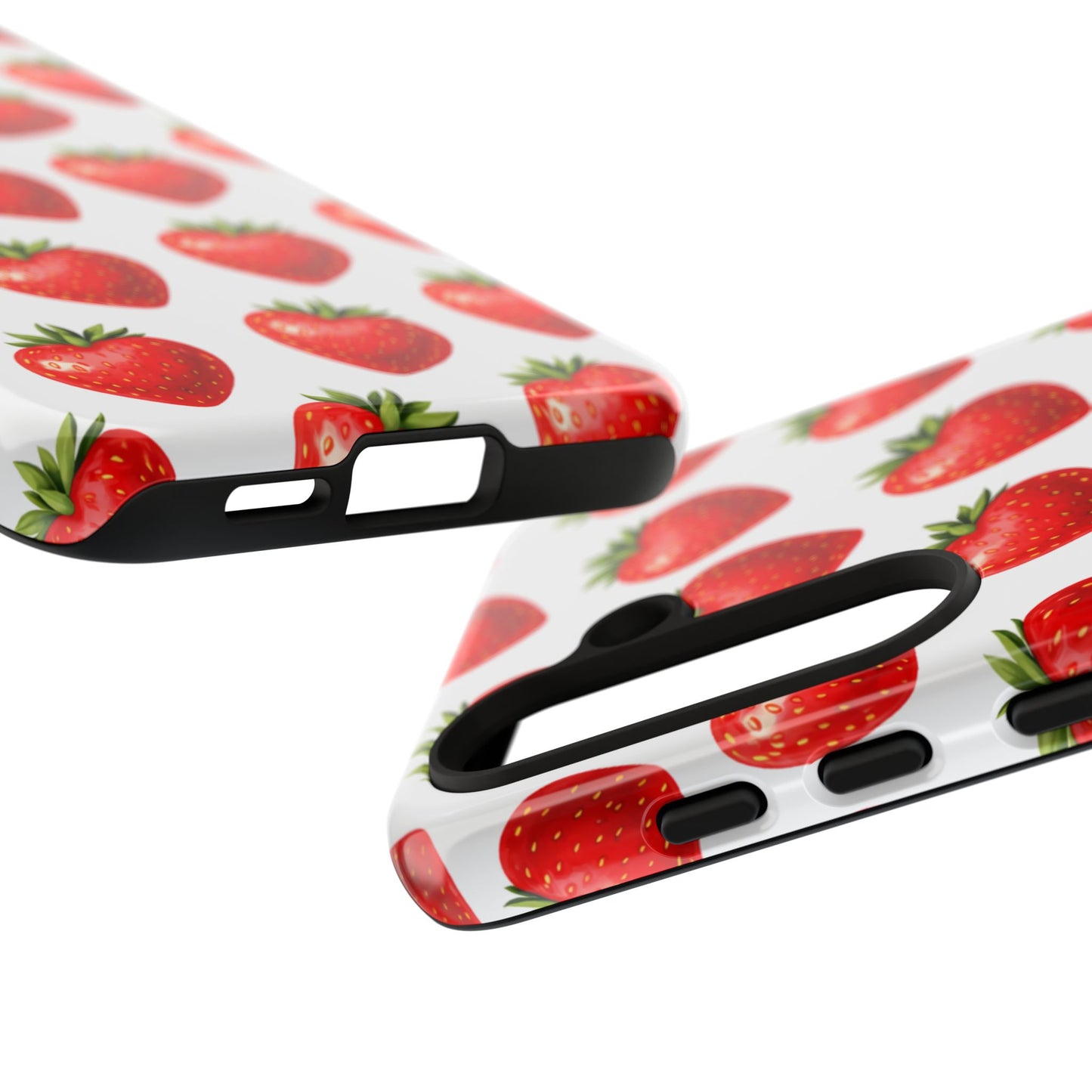 Cute Strawberry Phone Case – Aesthetic Fruit Pattern Protective Cover for Iphone, Samsung Galaxy and Pixel