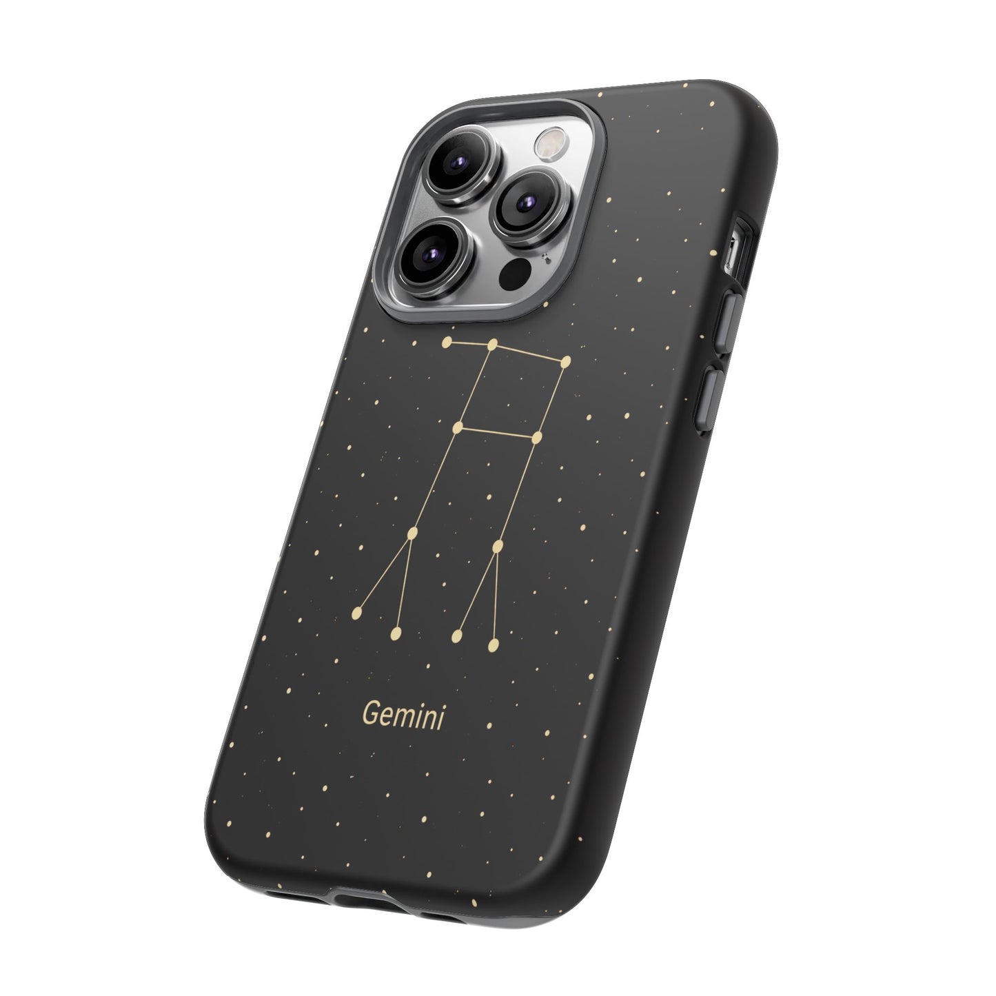 Gemini Zodiac Constellation Phone Case – Luxe Gold Celestial Cover