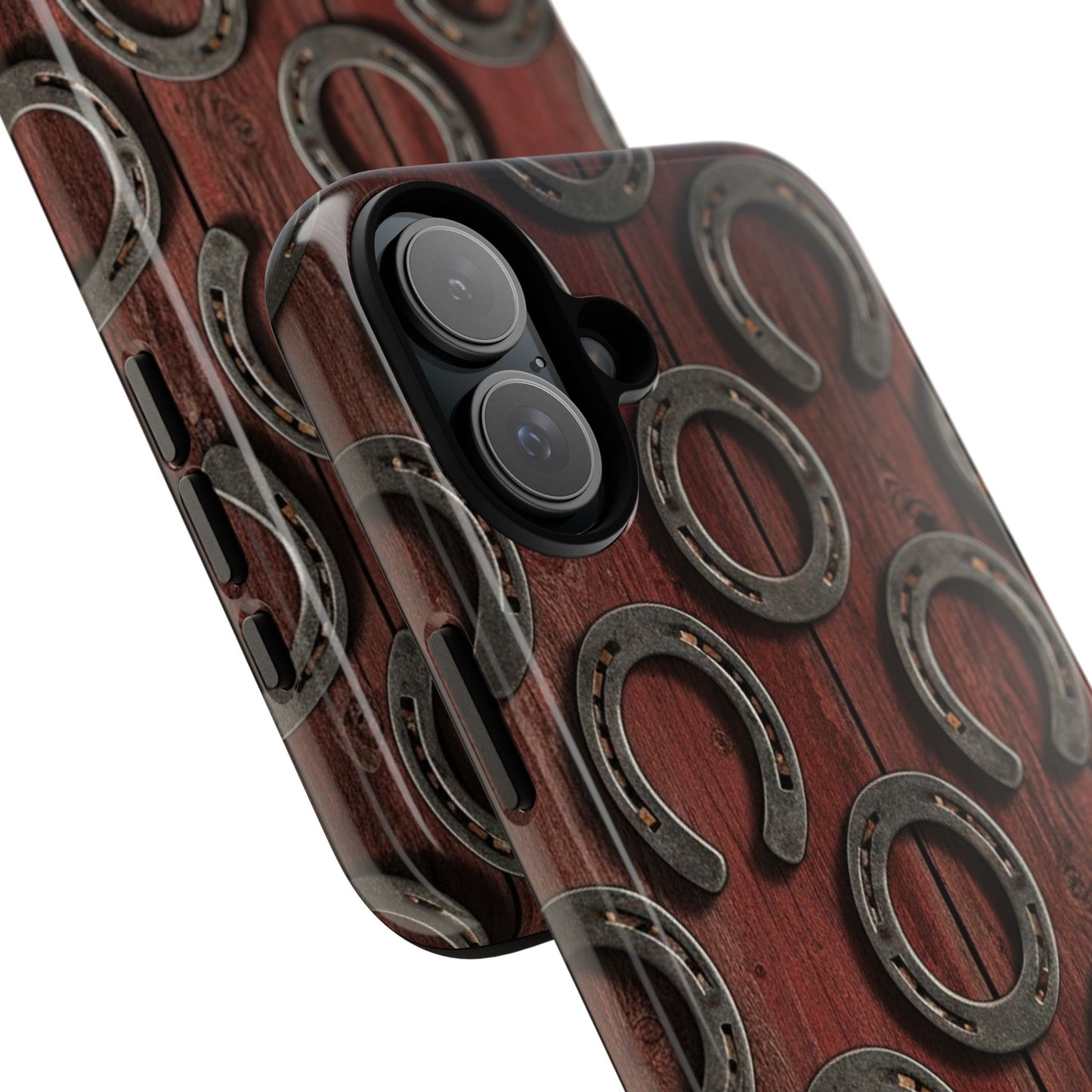 Rustic Horseshoe Western Phone Case – Cowboy Country Ranch Tough Case