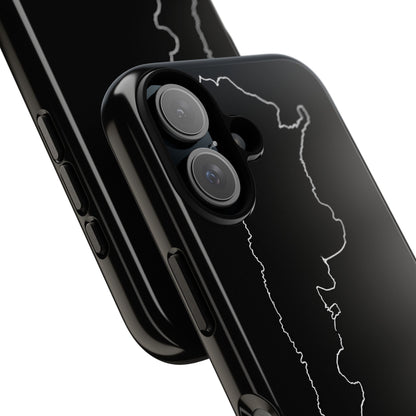 Argentina Outline Phone Case – Minimal Country Map Tough Case (iPhone, Samsung, Pixel)