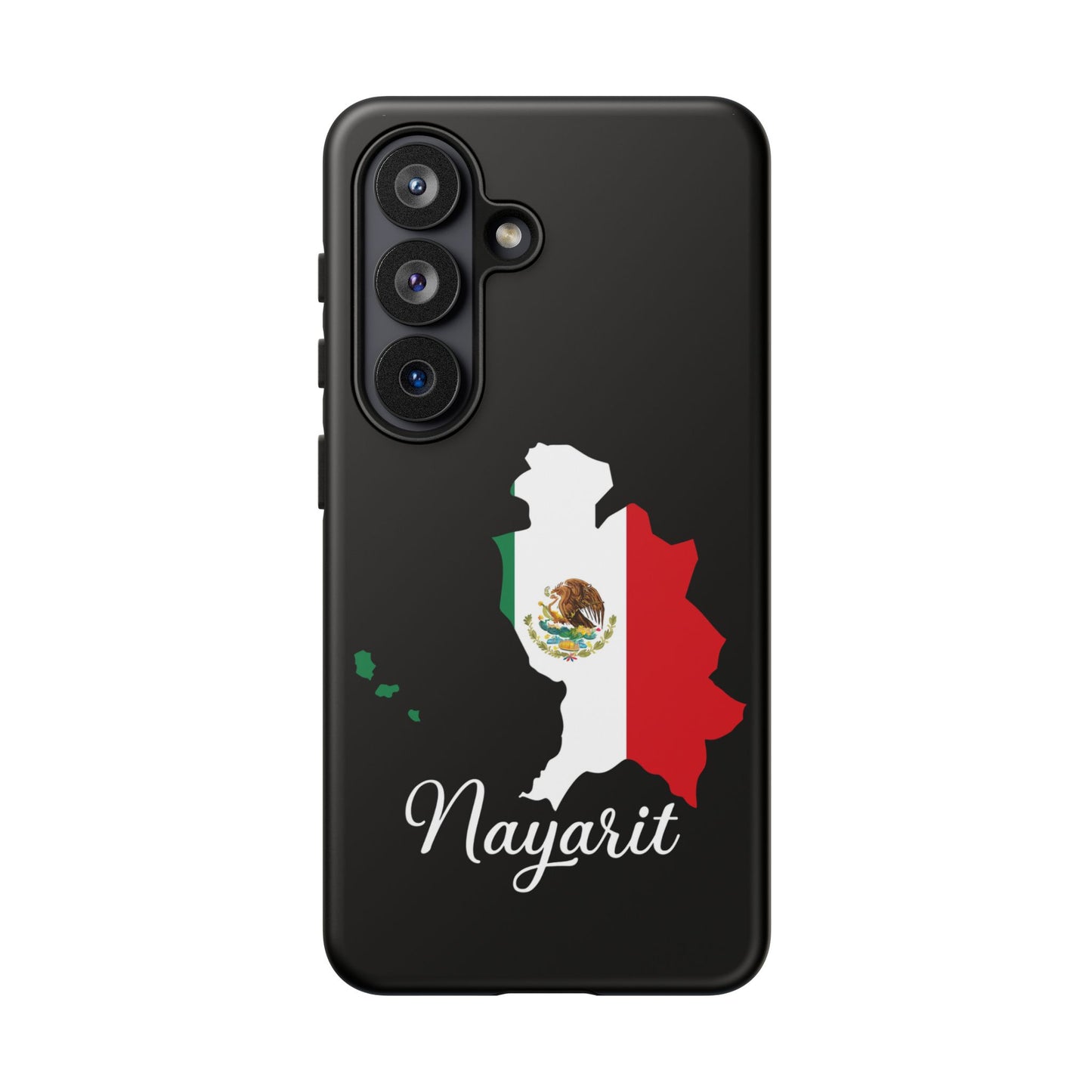 Nayarit Mexico Flag Map Phone Case | Mexican American Pride Tough Case for iPhone & Samsung