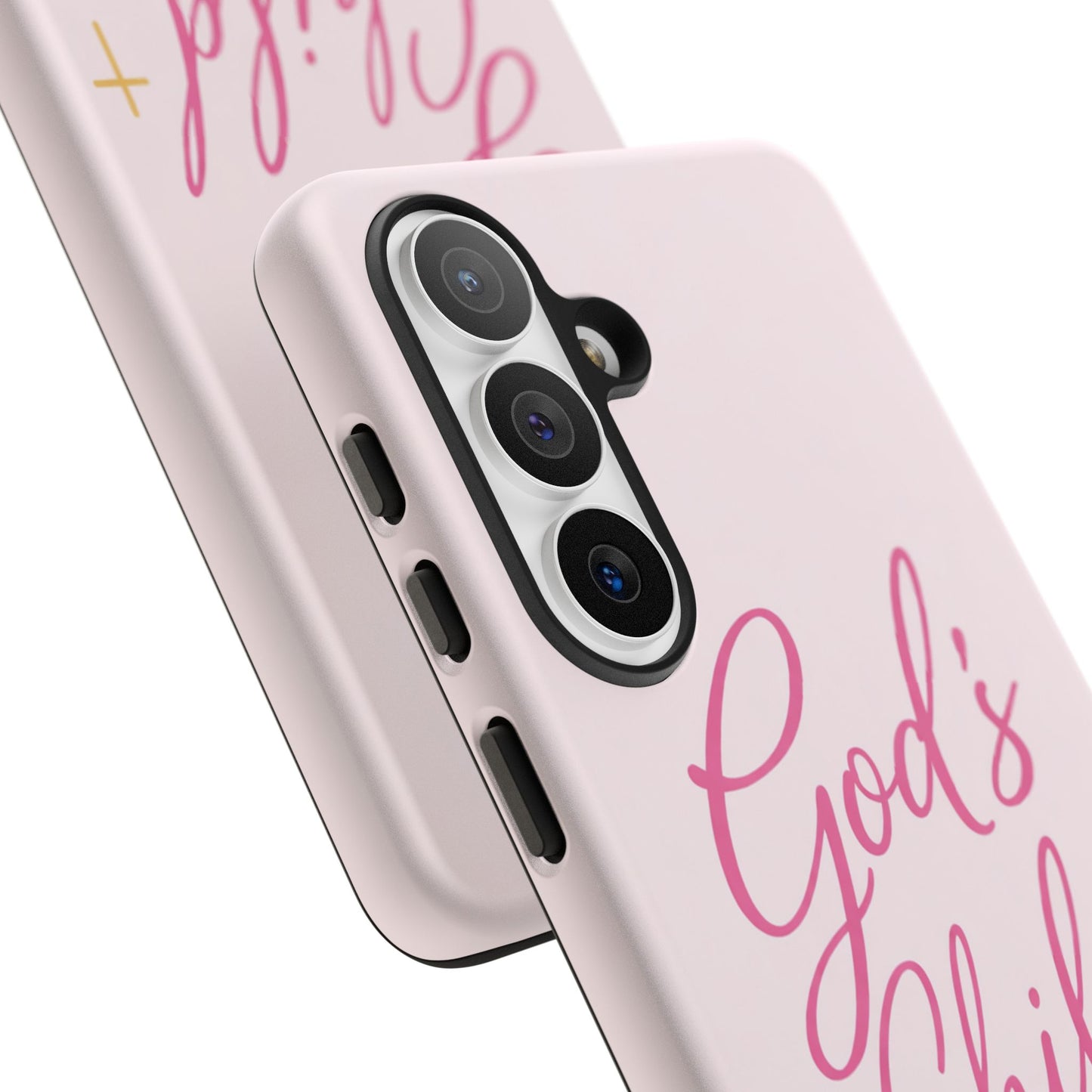 Gods Child Phone Case Christian Pink Aesthetic Tough iPhone Case
