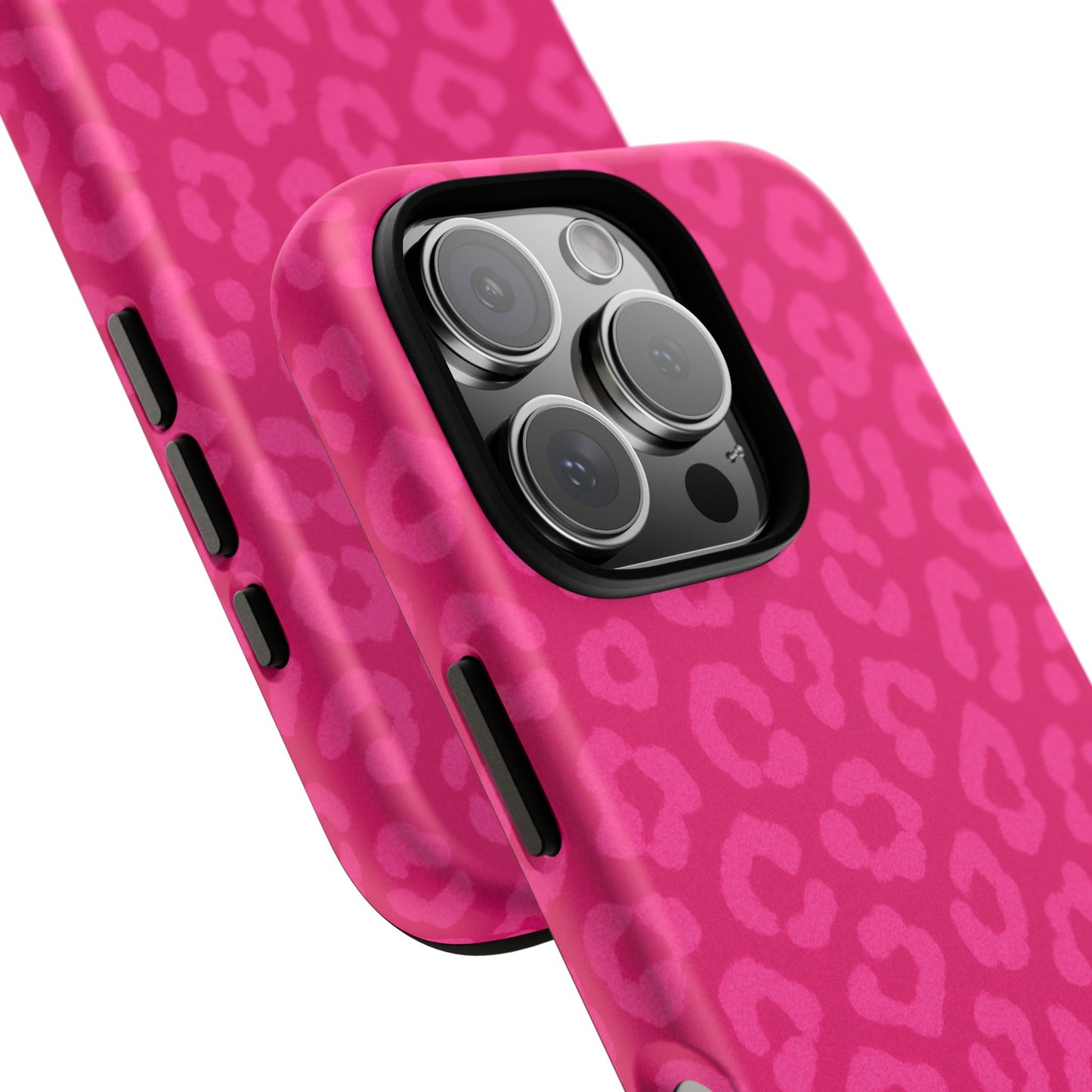 Hot Pink Leopard Phone Case – Bold Coquette Aesthetic Tough Case