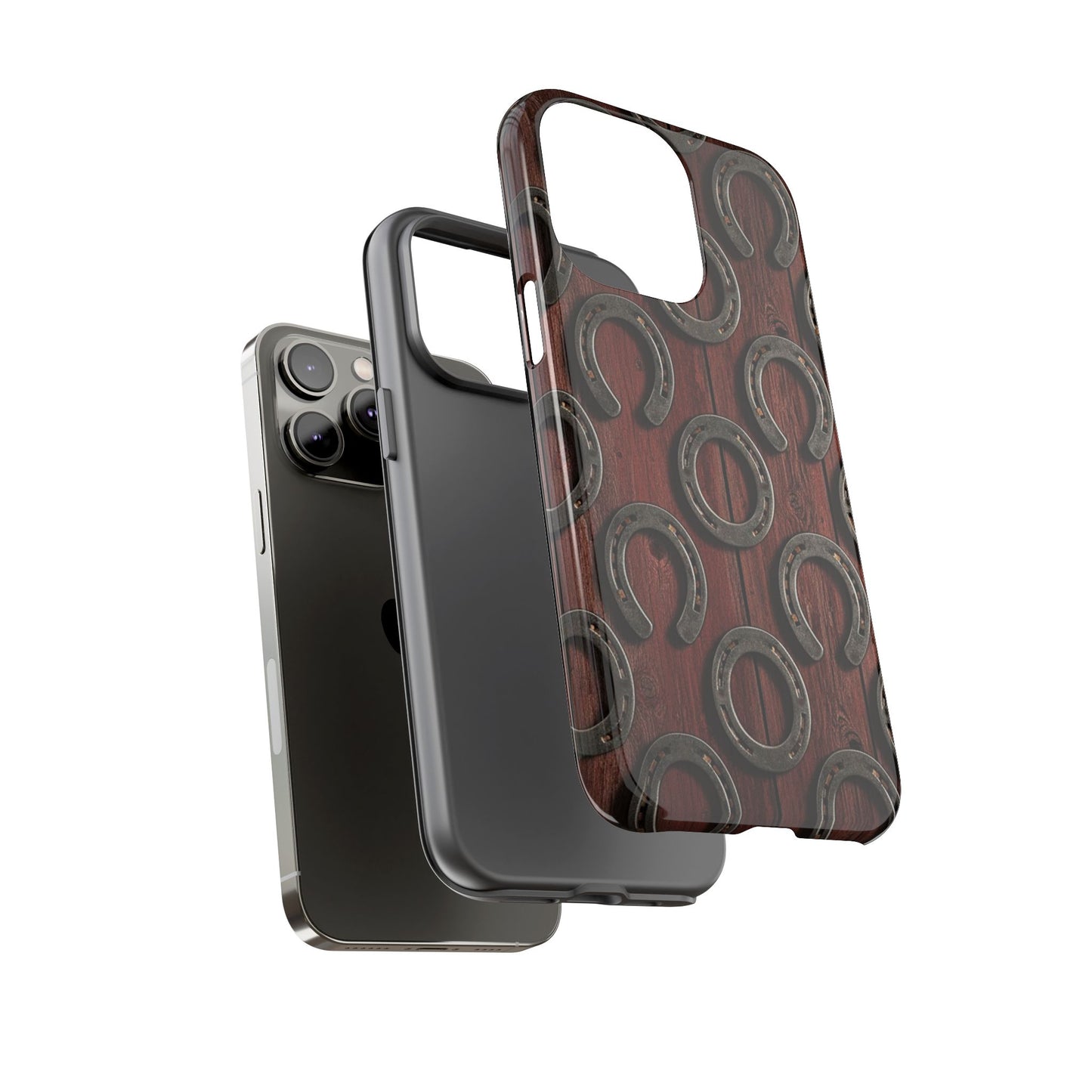 Rustic Horseshoe Western Phone Case – Cowboy Country Ranch Tough Case