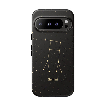 Gemini Zodiac Constellation Phone Case – Luxe Gold Celestial Cover