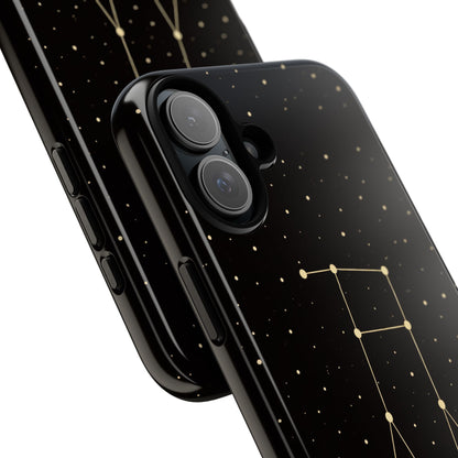 Gemini Zodiac Constellation Phone Case – Luxe Gold Celestial Cover