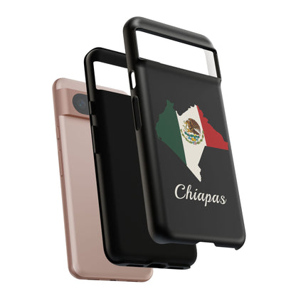 Chiapas Mexico Flag Map Phone Case | Mexican American Pride Tough Case for iPhone & Samsung