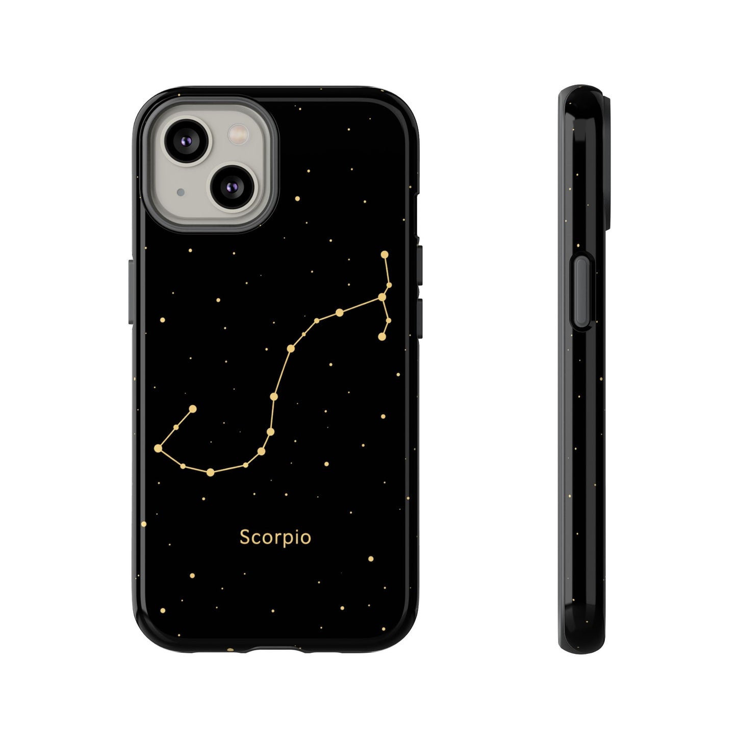 Scorpio Zodiac Constellation Phone Case – Luxe Gold Celestial Cover
