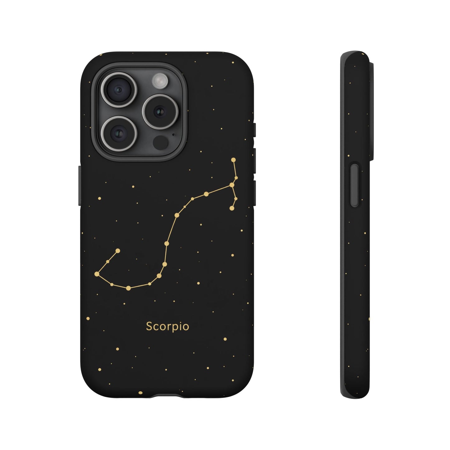Scorpio Zodiac Constellation Phone Case – Luxe Gold Celestial Cover