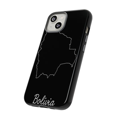 Bolivia Outline Phone Case – Minimal Country Map Tough Cover