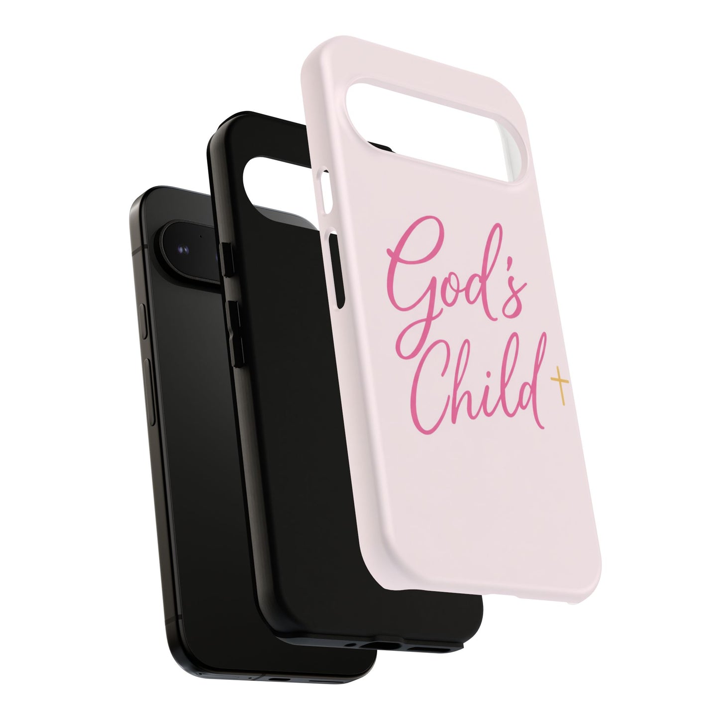 Gods Child Phone Case Christian Pink Aesthetic Tough iPhone Case