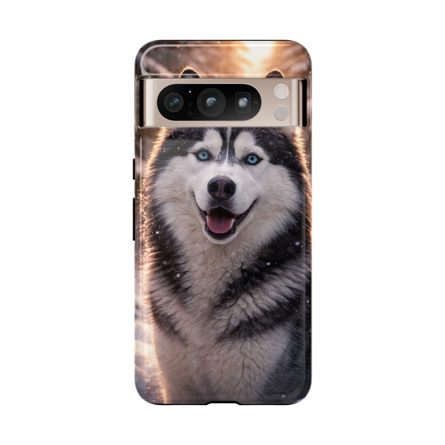 Siberian Husky Tough Phone Case | Blue Eyes Dog Cover Protective iPhone Case