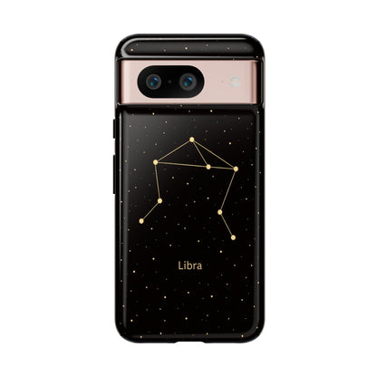 Libra Zodiac Constellation Phone Case – Luxe Gold Celestial Cover
