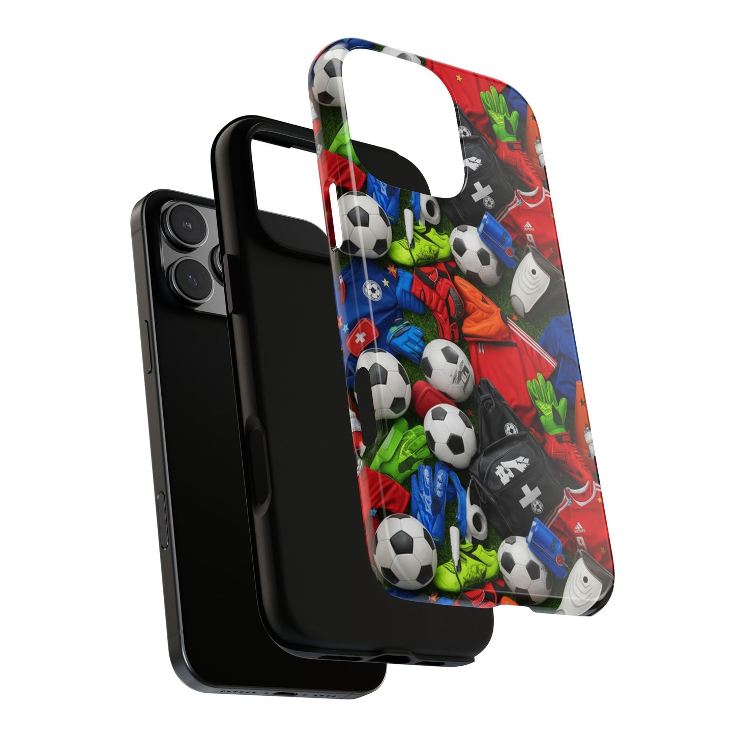 Soccer Ball Pattern Phone Case – Sports Fan Tough Protective Game Day Case