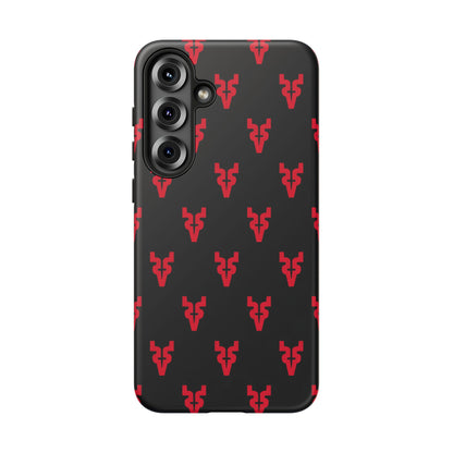 Mazatlán Bull Phone Case – Black Red Streetwear Tough Shockproof Cover