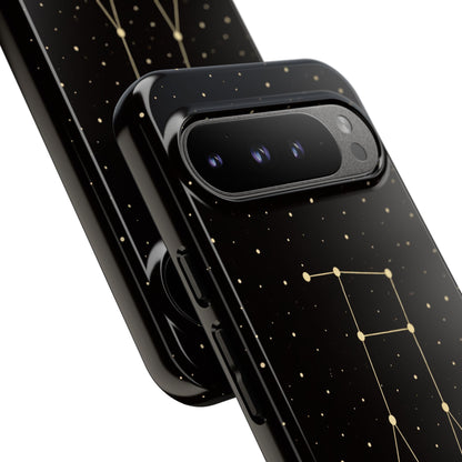 Gemini Zodiac Constellation Phone Case – Luxe Gold Celestial Cover
