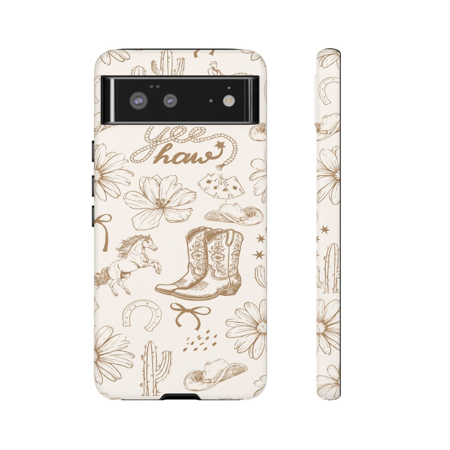 Western Cowgirl Phone Case for iPhone Samsung Galaxy Pixel Tough Case