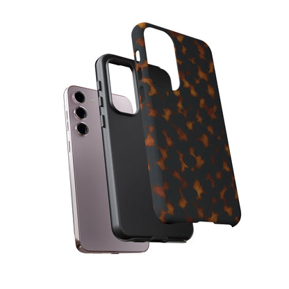 Tortoiseshell Phone Case – Brown Leopard Pattern Luxury Tough Protective Case