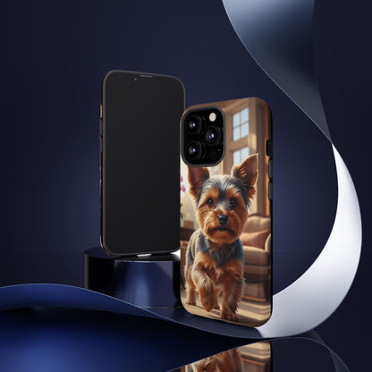 Yorkshire Terrier Phone Case – Cute Yorkie Puppy Tough Case (iPhone, Samsung, Pixel)