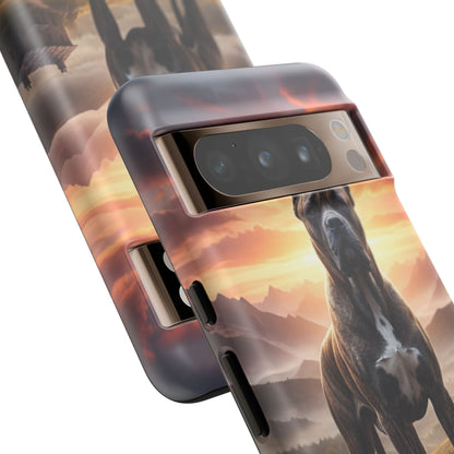 Cane Corso Phone Case – Guard Dog Sunset Tough Case (iPhone, Samsung, Pixel) | Dog Lover Gift