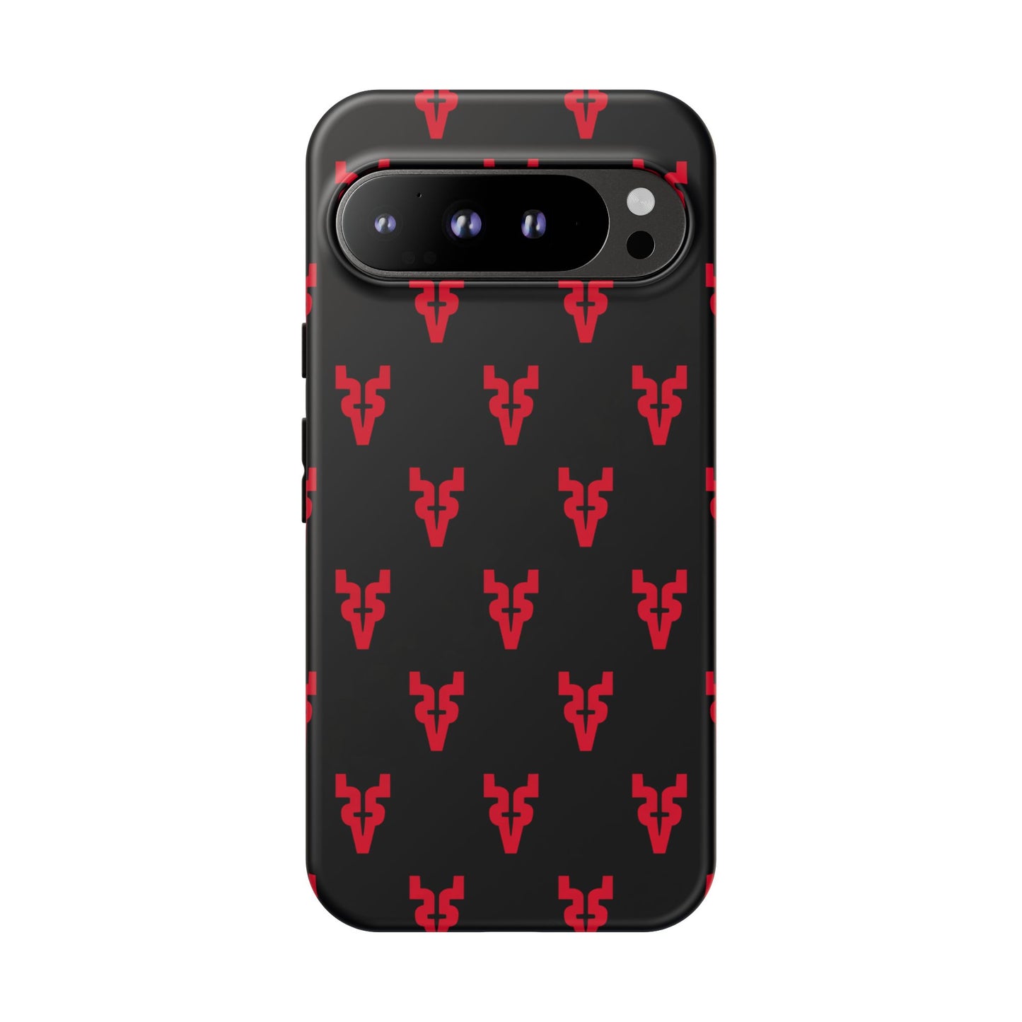Mazatlán Bull Phone Case – Black Red Streetwear Tough Shockproof Cover