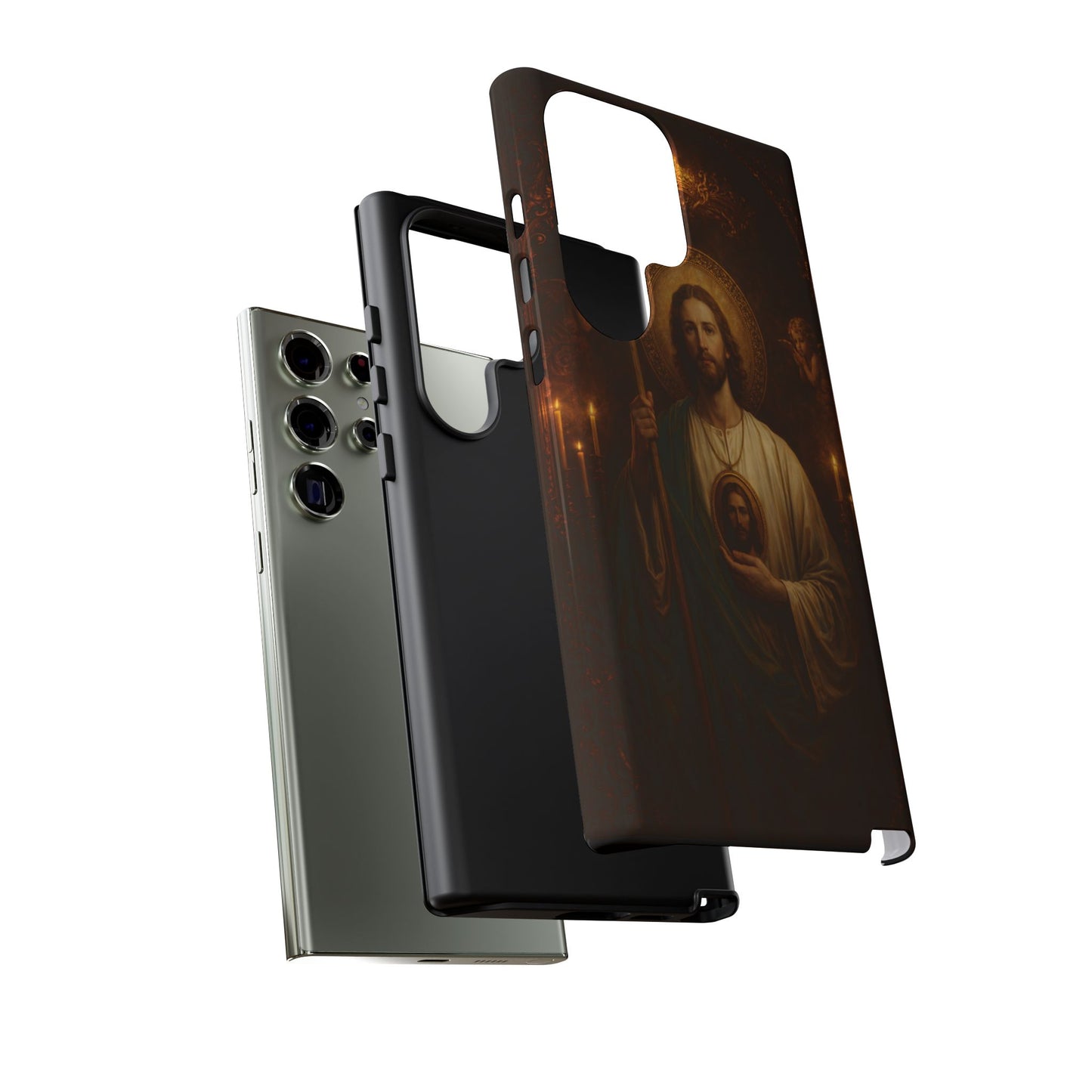 San Judas Phone Case Saint Jude Catholic Saint Religious Art Portrait Tough