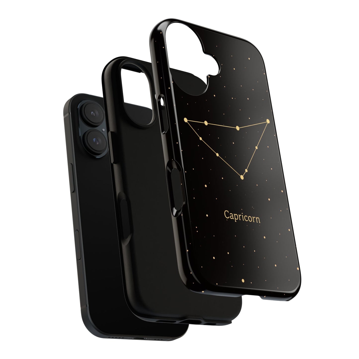 Capricorn Zodiac Constellation Phone Case – Luxe Gold Celestial Cover