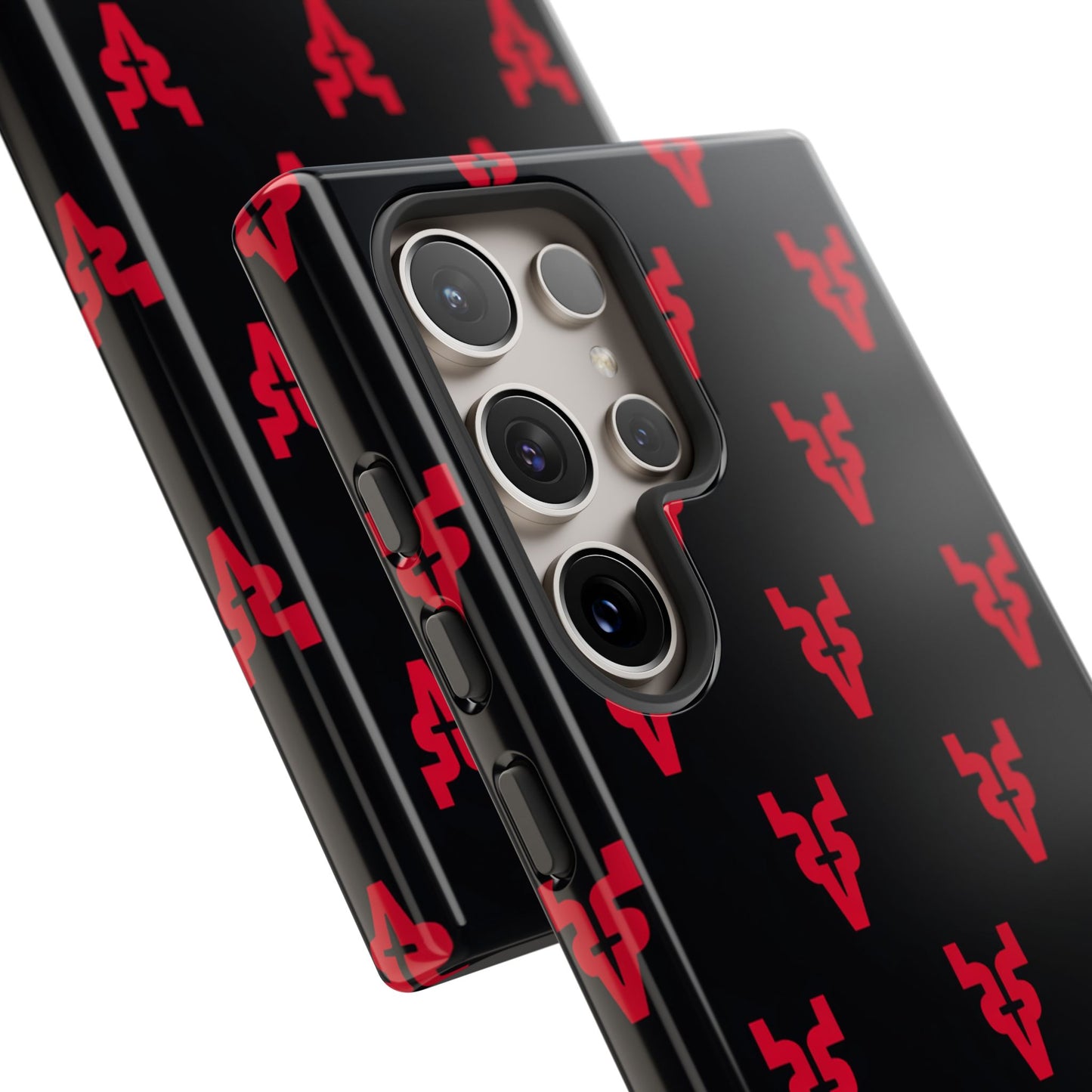 Mazatlán Bull Phone Case – Black Red Streetwear Tough Shockproof Cover