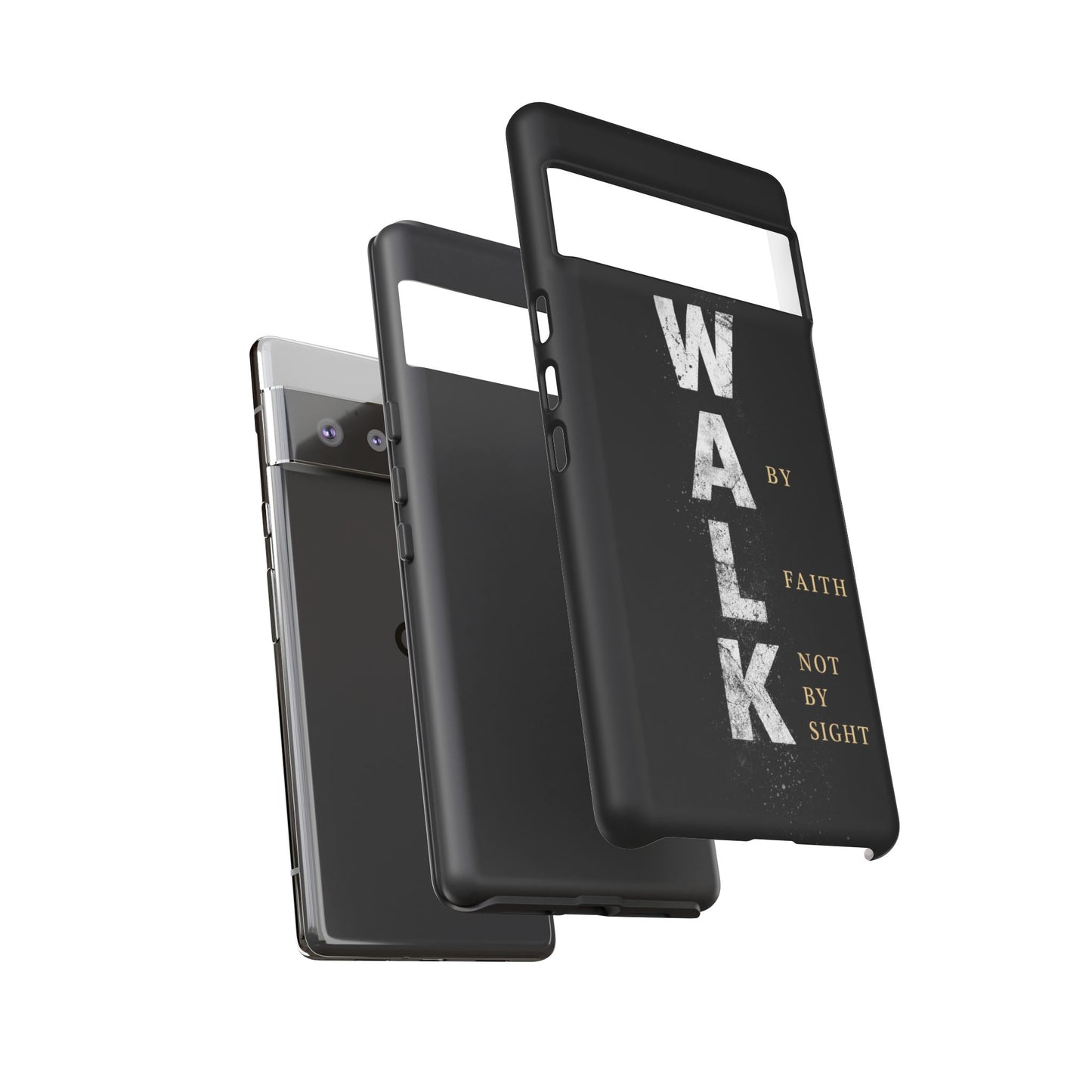 Walk by Faith Not by Sight Christian Phone Case Bible Verse Faith Cover