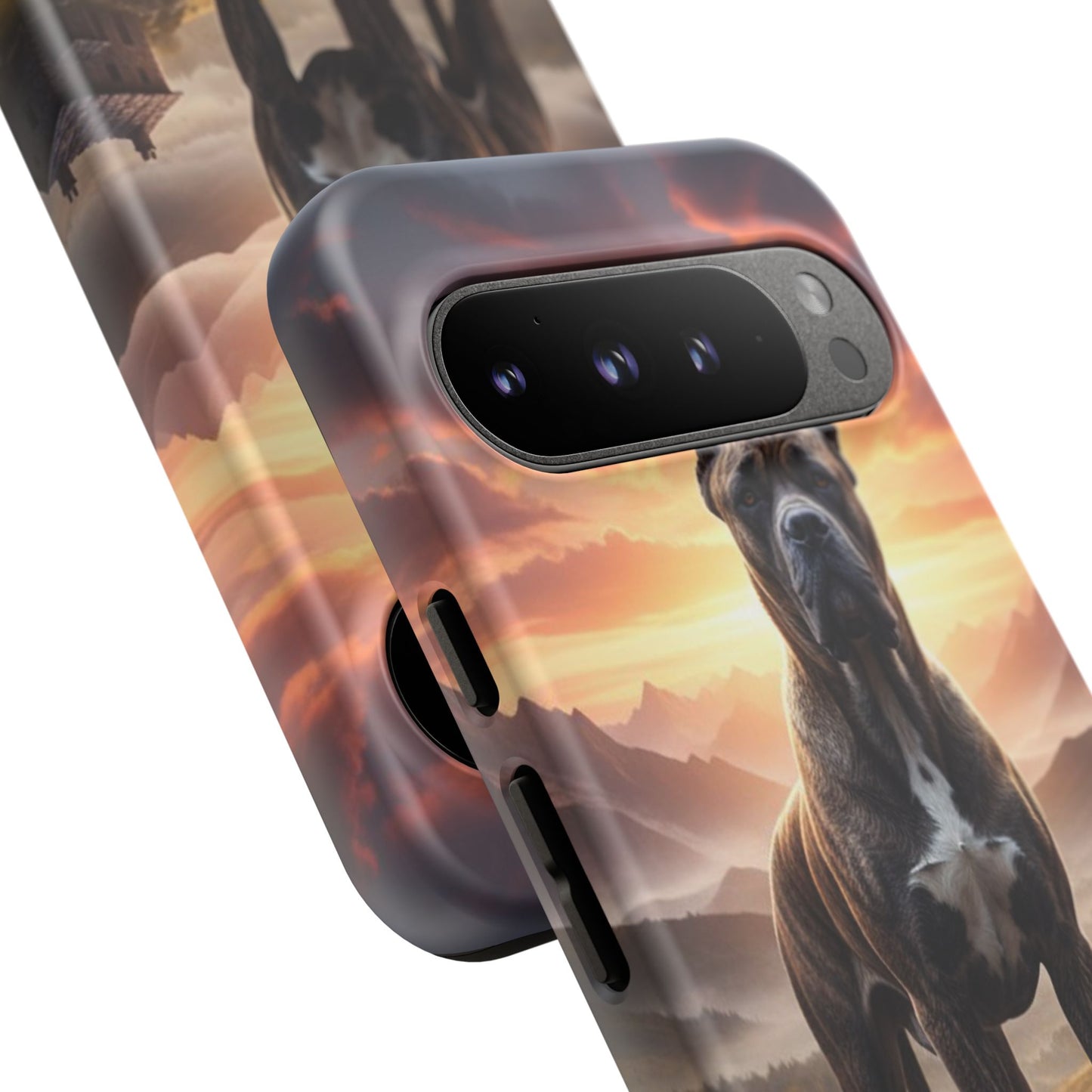 Cane Corso Phone Case – Guard Dog Sunset Tough Case (iPhone, Samsung, Pixel) | Dog Lover Gift