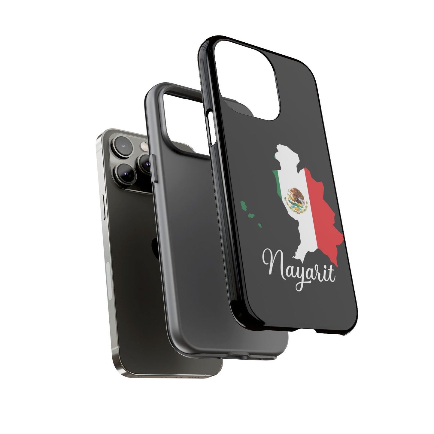 Nayarit Mexico Flag Map Phone Case | Mexican American Pride Tough Case for iPhone & Samsung