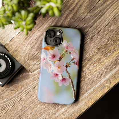 Cherry Blossom Phone Case – Pink Floral Tough Case (iPhone, Samsung Galaxy, Pixel)