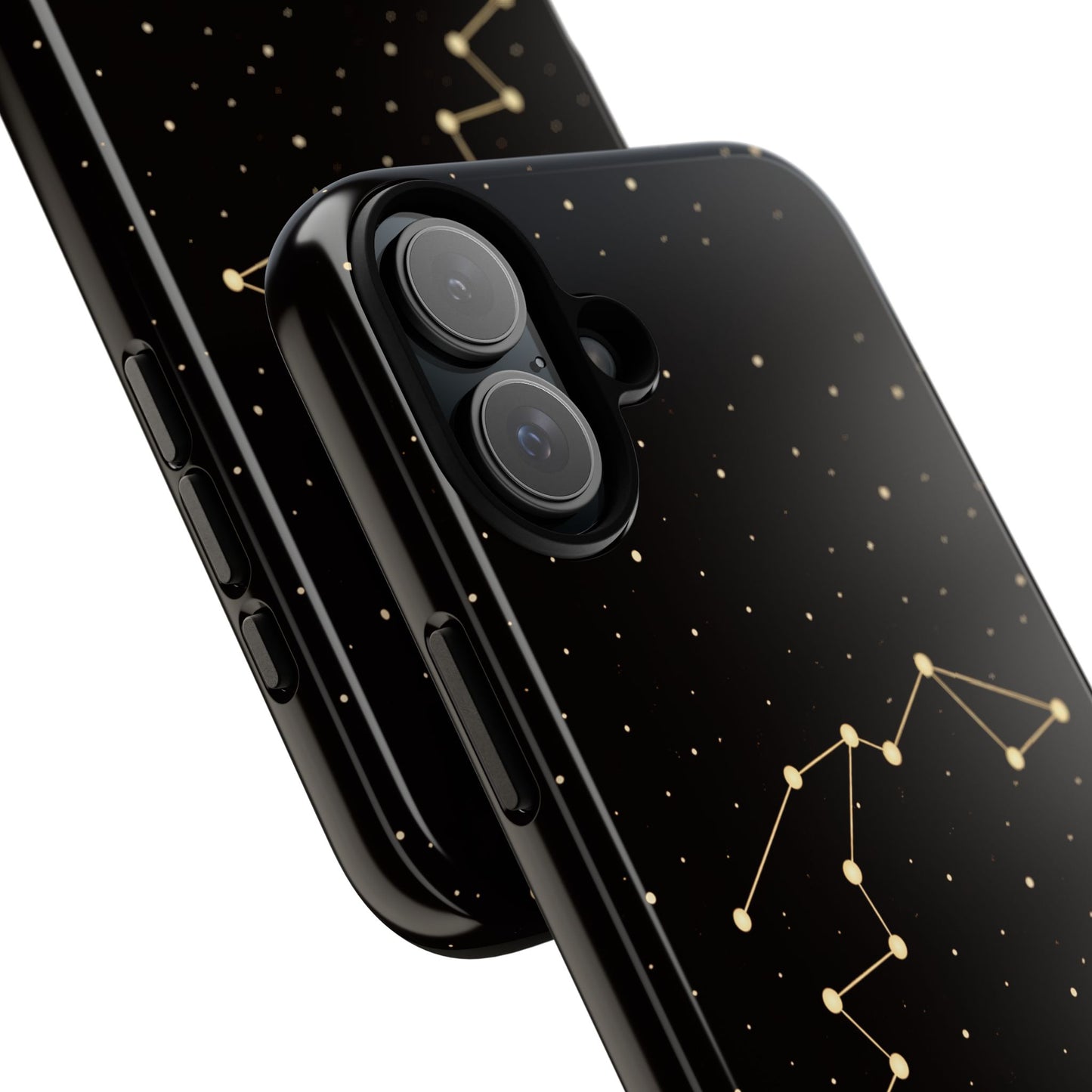 Aquarius Zodiac Constellation Phone Case – Luxe Gold Celestial Cover