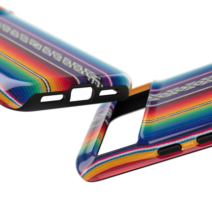 Serape Stripe Phone Case – Colorful Mexican Blanket Pattern Tough Case