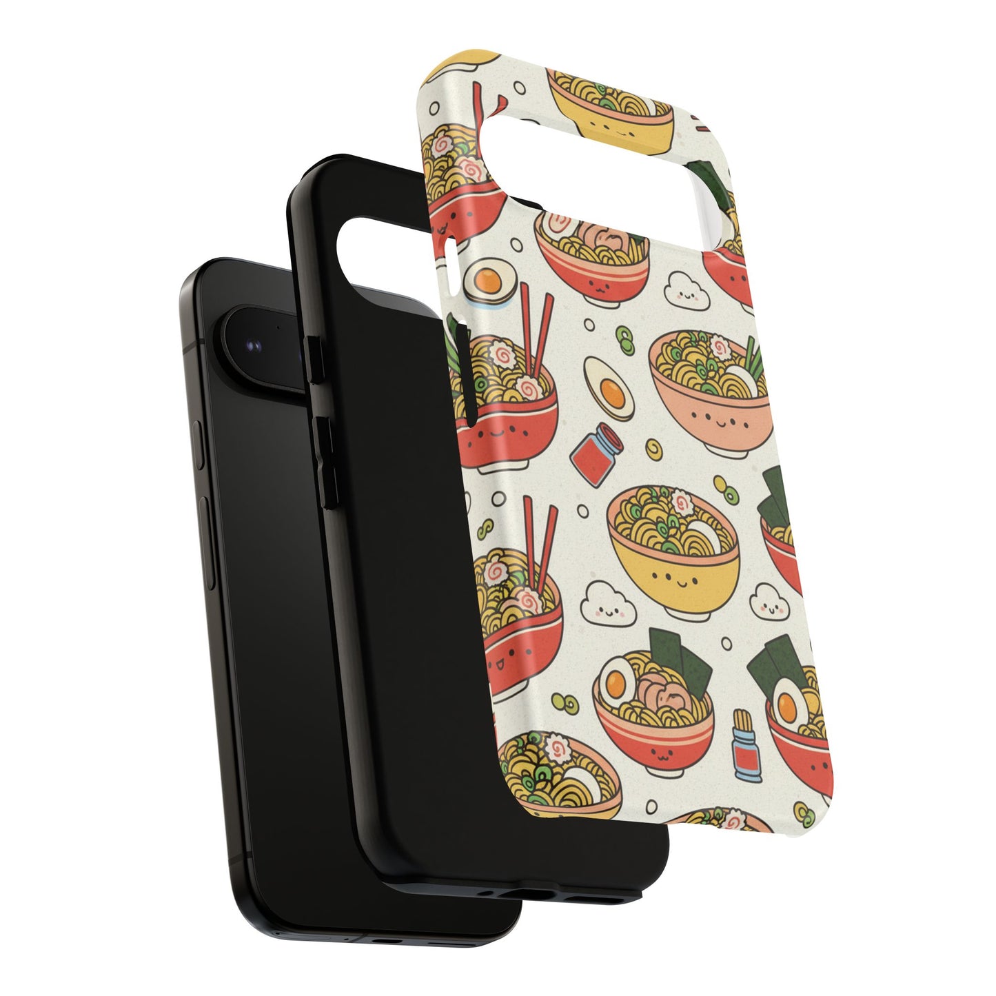 Kawaii Ramen Phone Case – Cute Japanese Food Pattern | Noodle Bowl Aesthetic Case