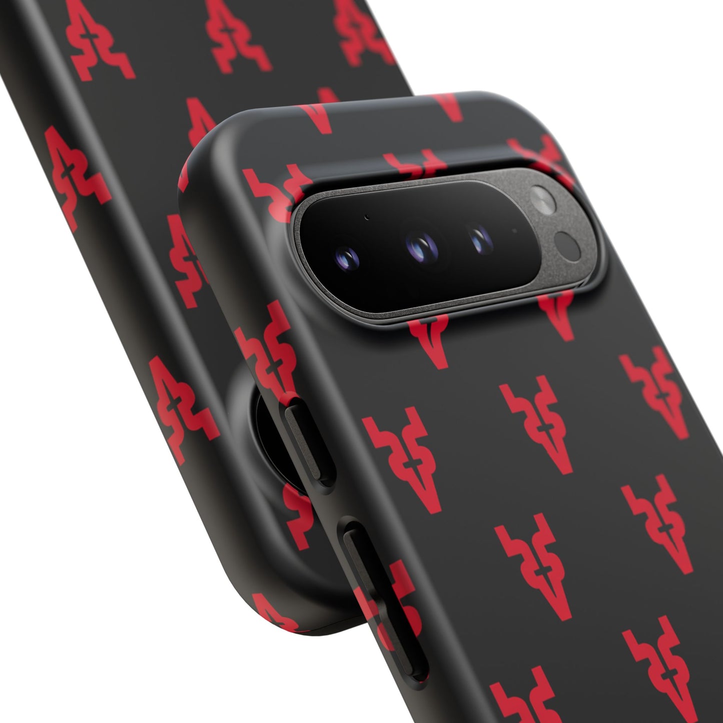 Mazatlán Bull Phone Case – Black Red Streetwear Tough Shockproof Cover