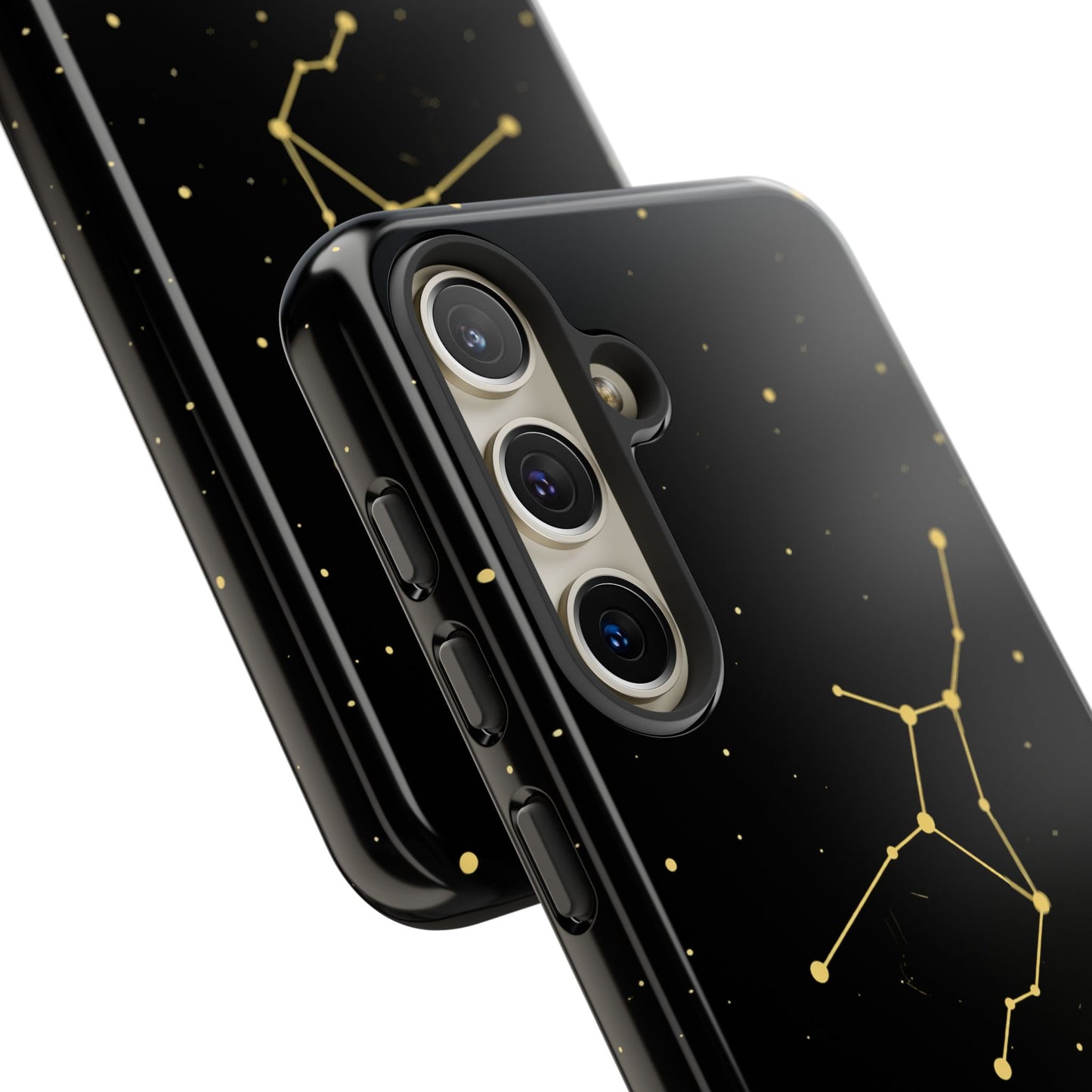 Virgo Zodiac Constellation Phone Case – Luxe Gold Celestial Cover
