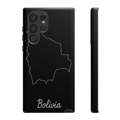 Bolivia Outline Phone Case – Minimal Country Map Tough Cover