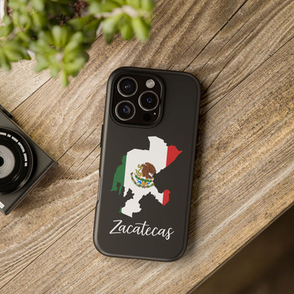 Zacatecas Mexico Flag Map Phone Case | Mexican American Pride Tough Case for iPhone & Samsung