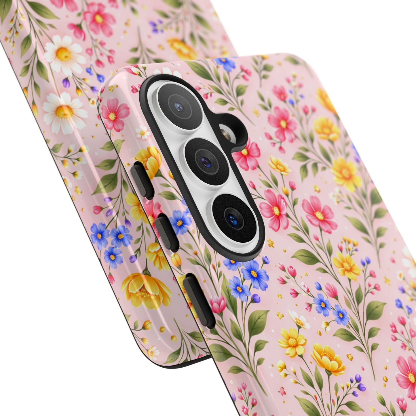 Wildflower Floral Phone Case Vintage Spring Meadow Tough Cover