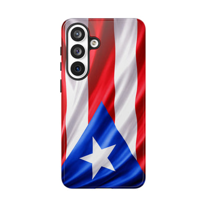 Puerto Rico Flag Phone Case | Boricua Pride Tough Case | Puerto Rican Flag Protective Cover for iPhone & Samsung