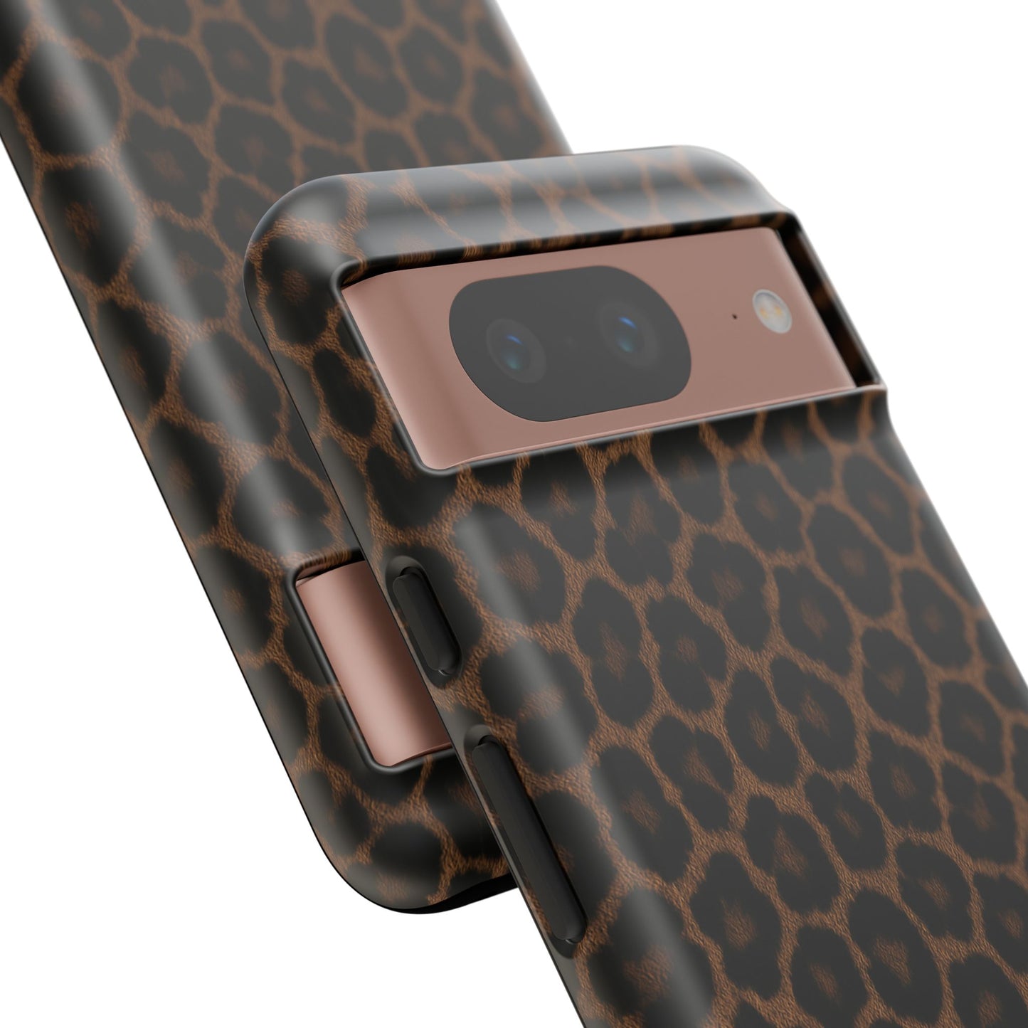 Brown Leopard Print Phone Case | Classic Animal Print Aesthetic Tough Protective Case
