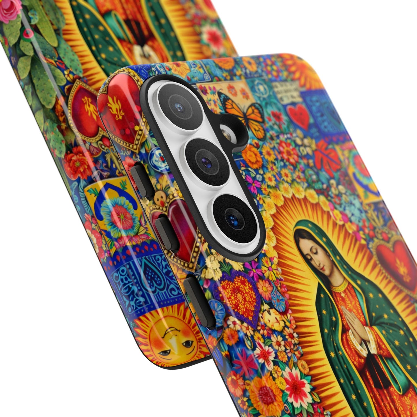 Virgin Mary Guadalupe Phone Case Mexican Folk Art Tough Cover iPhone Samsung