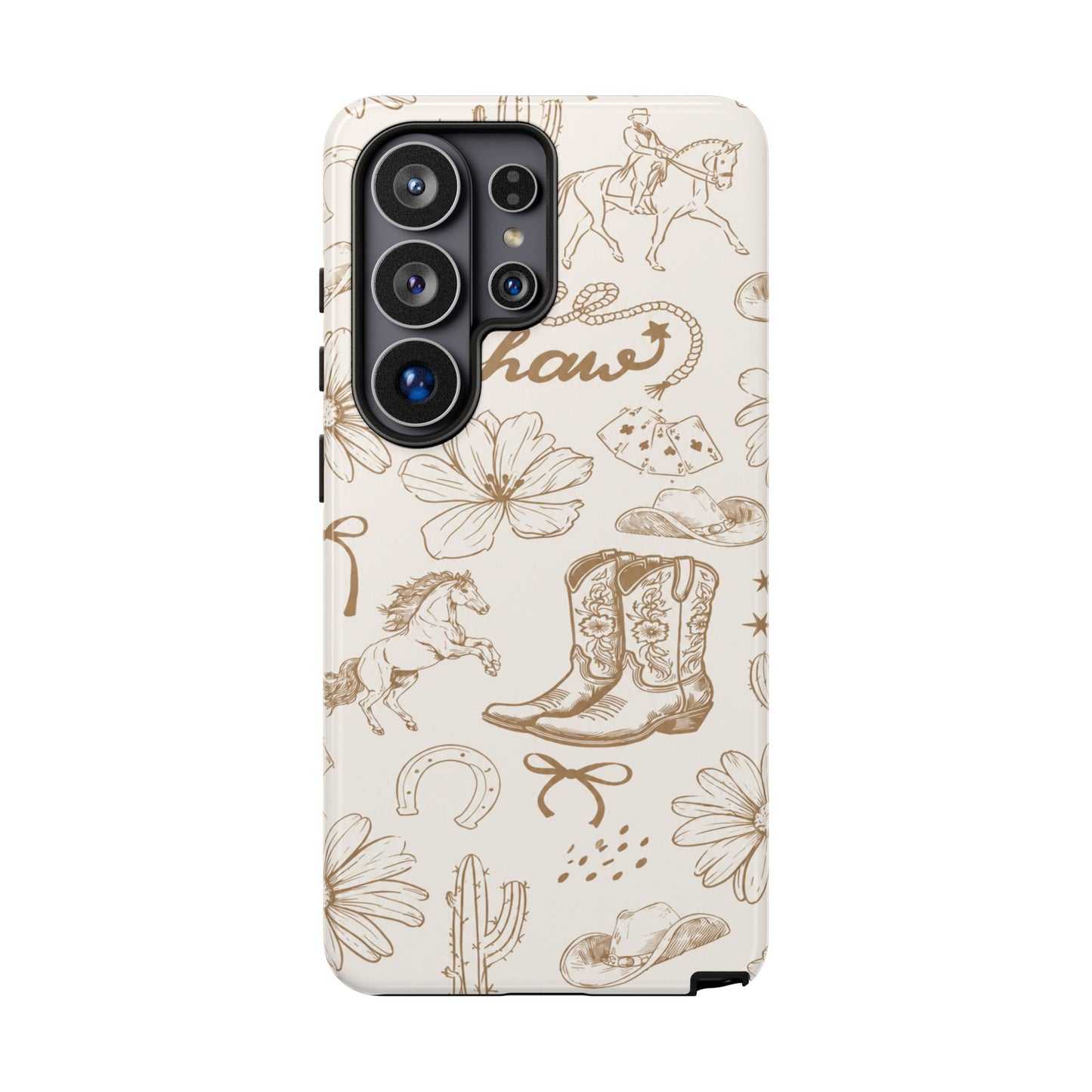 Western Cowgirl Phone Case for iPhone Samsung Galaxy Pixel Tough Case