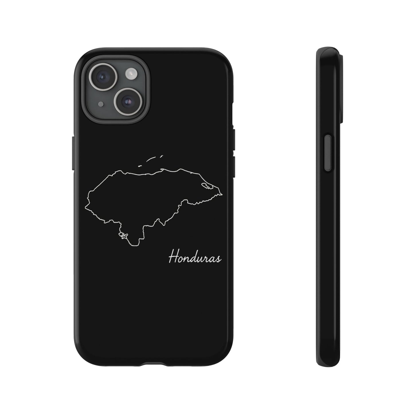 Honduras Outline Phone Case – Minimal Country Map Tough Case (iPhone, Samsung, Pixel)