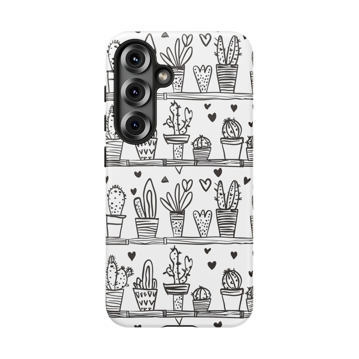 Cactus Succulent Phone Case Cute Plant Aesthetic iPhone Samsung Cover